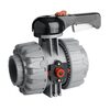 Ball valve Series: VKD ABS/PTFE/EPDM Full bore Handle PN16 Glued sleeve 75mm DN65